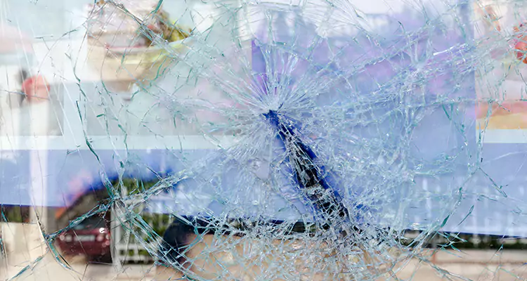 Cracked Glass Balcony Door Repair in Meadow Woods, FL