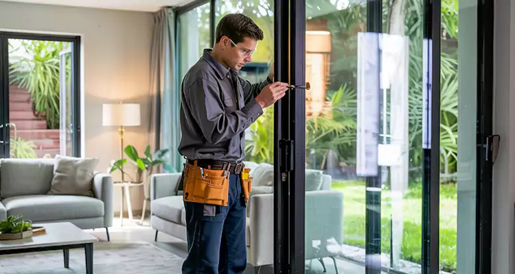 Sliding Door Jamb Lock Repair in Meadow Woods, FL