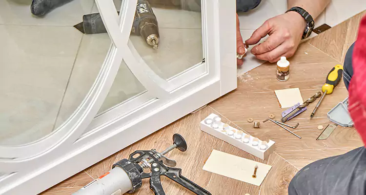 Interior Patio Door Casing Repair in Meadow Woods, FL